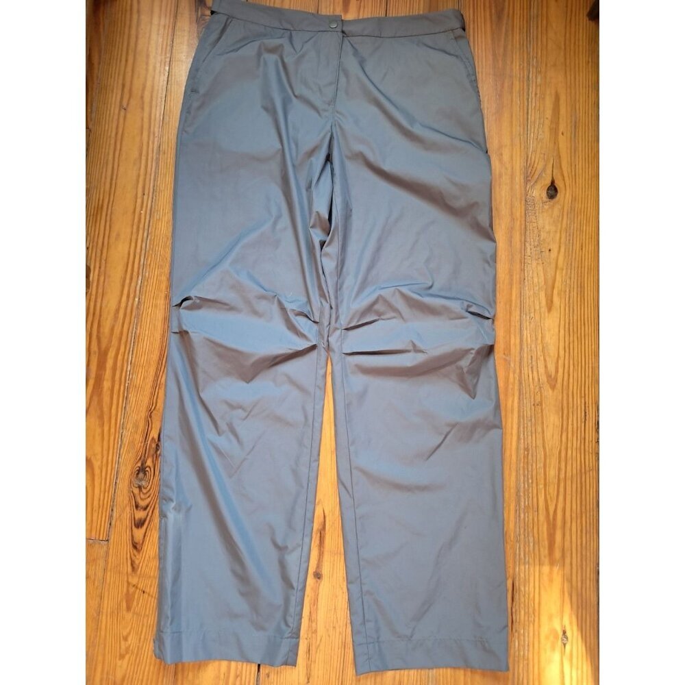 Lizgolf Sloane Pants Women's Size 10 Gray Nylon Zip Bottom And Pockets